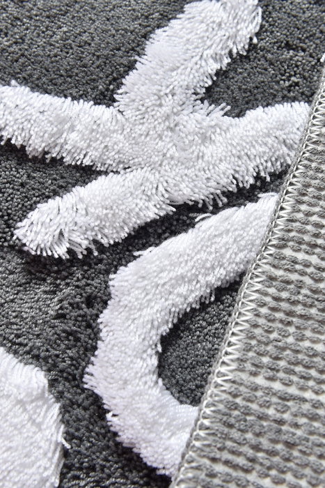 Mijölnir Juego de alfombras de baño acrílicas Grey